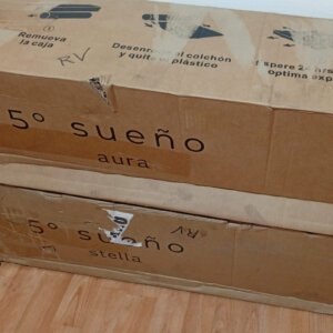 LOTE 150: COLCHON COMPRIMIDO 2 PLAZAS 5° SUEÑO STELLA 150x190x21CM