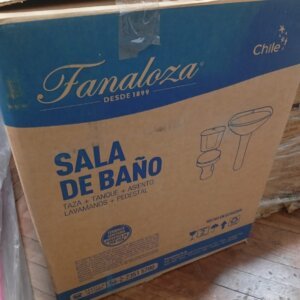LOTE 036: SALA DE BAÑO (Taza + Tanque + Asiento + Lavamanos + Pedestal)