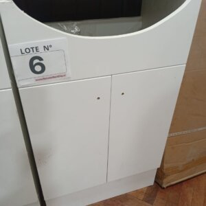 LOTE 006: MUEBLE DE VANITORIO MARIE BLANCO 60X80X43 CM
