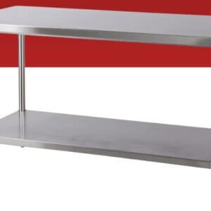 LOTE 090: MESON ACERO INOXIDABLE ECO CENTRO PROCHEF 180X60X85 CM